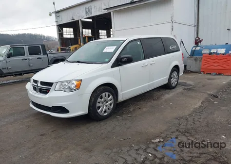 2018 Dodge Grand Caravan Se z USA, uszkodzony, nr VIN 2C4RDGBGXJR160294
